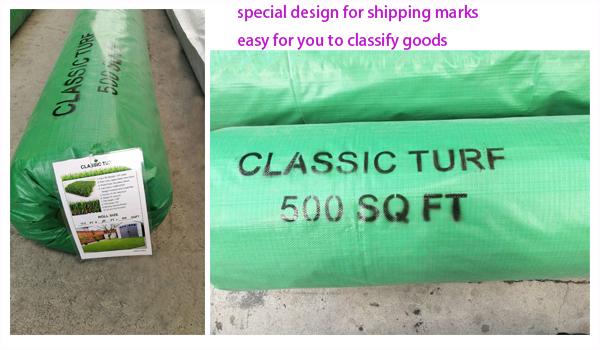 синтетика 39mm благоустраивая поддельный ковер u травы формирует для домов SGS двора одобрил