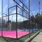 суд Padel голубого розового черного Padel теннисного корта 20mx10m на открытом воздухе